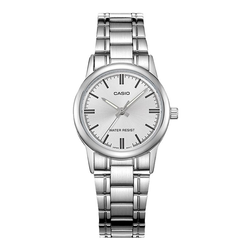 Casio Women's Analog Calendar Steel Band Fashion Watch