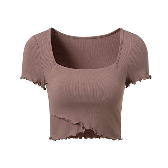 Women's summer outdoor dance short-sleeved T-shirt