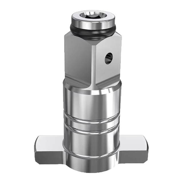 Hollow dual-purpose electric wrench four-square shaft