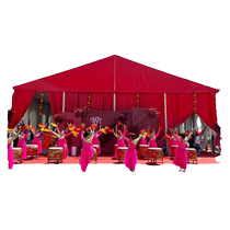 Wedding tent outdoor greenhouse rural wine party feast German shade greenhouse aluminum alloy wedding tent