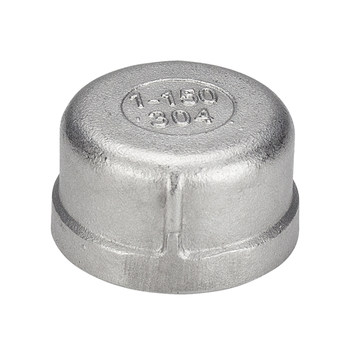 304 stainless steel inner wire pipe cap plug plug head bulkhead pipe plug cap internal thread thread buckle 4 ນາທີ 6 ນາທີ 1 ນິ້ວ ຮ່ວມ