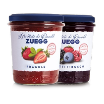 German imports Garry ZUEGG strawberry jam Forest berries jam 320g x 2 bottles of fruit and jam baking