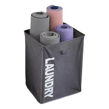Yoga mat storage basket with large wheels