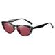 European and American Little Red Book retro cat eye leopard print sunglasses polarized
