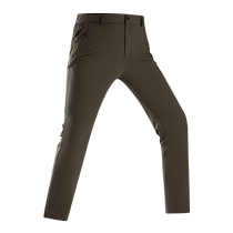 Jeep style masculin randonnée pantalons sensation de glace vitesse respirante sec pantalon sec sport élastique augmentation de lalpinisme masculin lété