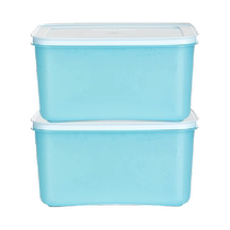 Tupperware замороженные четкие продукты большой холодильник 2 5 л * 2 охлаждаемый пластиковый герметичный ящик для хранения