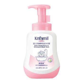 Kangyingjian baby cereal essence shampoo and shower gel 390ml ອາບແລະແຊມພູຜົມສອງໃນຫນຶ່ງການດູແລອ່ອນໂຍນຂອງເດັກນ້ອຍ