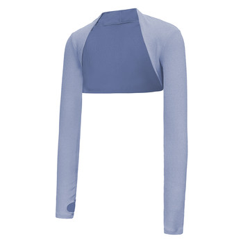 Zhongaiwuyuan Ballet Dancewear Shawl Top Autumn and Winter Shoulder Protector Dance Outerwear Vest Adult Practice Clothing for Body Shaping