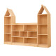 Carrite children's solid wood bookshelf bag installation without paint