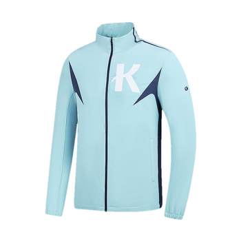 ລົມແຮງພັດແຮງຮ່ວມ I China Jordan woven windbreaker men's 2024 new big K stand-up collar running training jacket for men