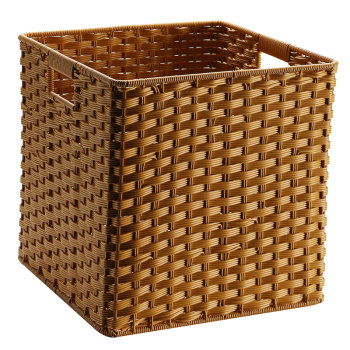 Living room cabinet japanese imitation rattan woven storage box