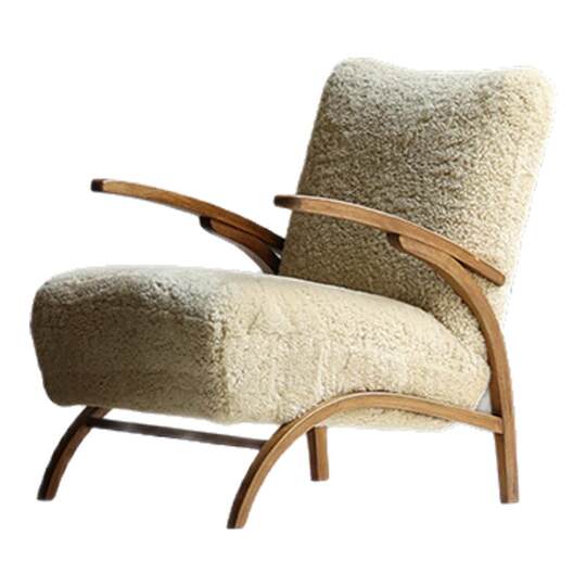 Jie wood antique replica leisure sofa chair