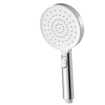 Supercharged handheld shower head for home bathing and self-cleaning high pressure