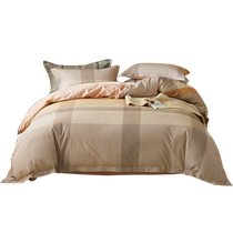 Mercury Home Textiles 100% cotton brushed four-piece set 100% cotton set household quilt cover sheet Nordic style quilt cover 24 years new product