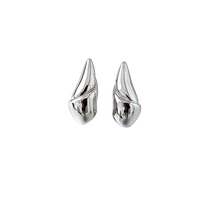 Bai Lan Xinya – boucles doreilles pour femmes nouveau style 2024 en argent 925 tendance légères de luxe design de niche ED4197