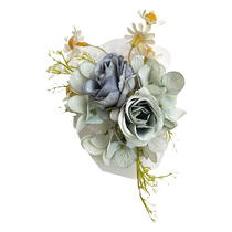 Autumn retro high-end wedding wedding simulated dried flowers fake flowers bride wrist flower groom corsage bridesmaid souvenir