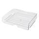Transparent desktop file storage rack
