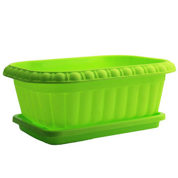 Vegetable Planting Pots, Long Flower Pots for Growing Vegetables, Balcony Planting Pots for Lettuce, Green Onions, Pea Shoots, Chives, Strawberries, and Scallions