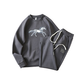 轻奢系列！万针精致刺绣！液氨空气棉男士春秋百搭休闲卫衣卫裤