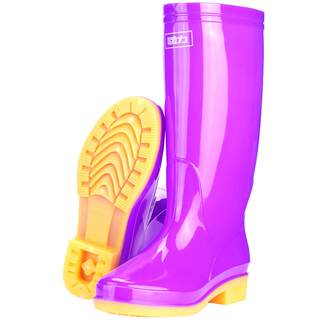 春秋回力雨鞋女士中高筒水鞋加绒长筒雨靴加棉防水厨房洗车胶鞋男