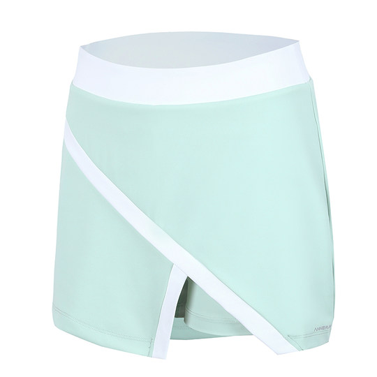 Annerun быстросохнущая спортивная короткая юбка женская контрастного цвета с высокой талией юбка для йоги искусственные двухсекционные фитнес-теннисные брюки-кюлоты