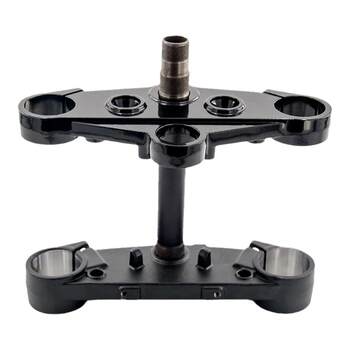 Electric Motorcycle Monkey Bike Steering Column Upper and Lower Linkage Plate Motorcycle M3M5 Wangjiang Large Model Upper and Lower Linkage Plate Front Fork Assembly