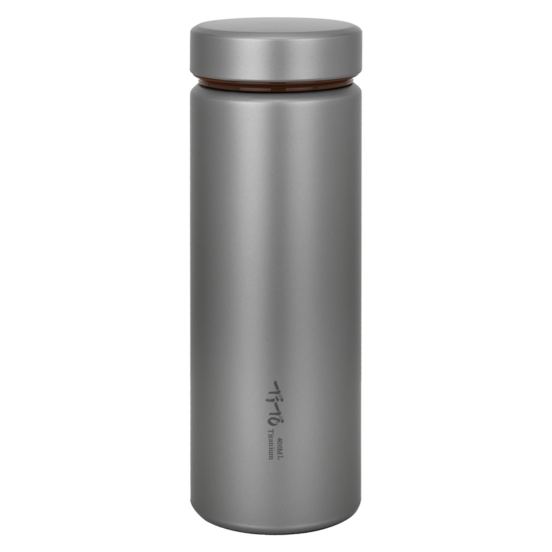 純鈦保溫杯男士高檔款女士鈦製雙層茶杯大容量鈦杯480ml