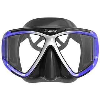 French anti-fog myopia nose protection integrated large frame diving goggles