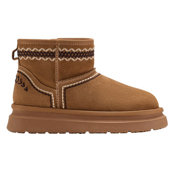 Ggcc retro furry short boots warm furry shoes