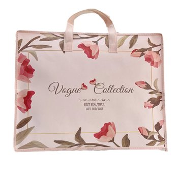 Laminated non-woven tote bag zipper