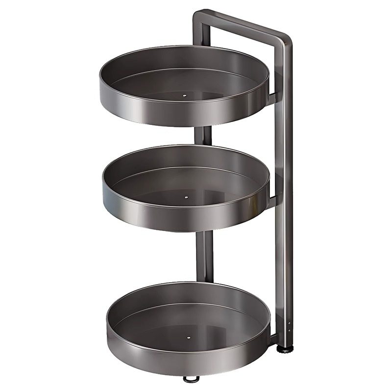 Japanese kitchen rotary seasoning storage rack