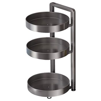 Japanese kitchen rotary seasoning storage rack