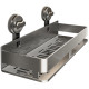 Suction cup punch-free storage rack