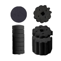 BBQ charcoal stove for cooking tea and barbecue charcoal indoor smokeless coal fruit charcoal flammable fast burning combustion-supporting household carbon 2134