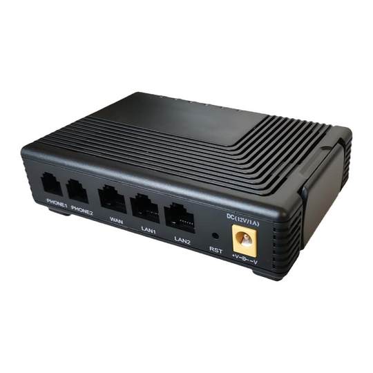 两口语音网关FXS,ATA,SIP,vos,2路ip网络gateway,voice电话语言设备 模拟普通电话机/传真机/会议电话八爪鱼