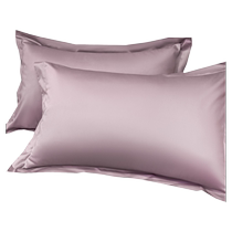 MUJI pillowcase pure cotton pair of high-end 100 pure cotton pillow core liner cover 48x74cm high-end pillow cover