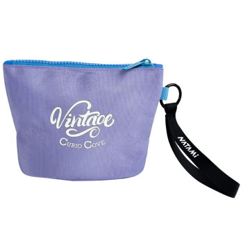 Natomi small items collection double zipper storage bag clutch