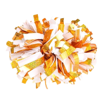 Cheerleaders hold flowers for cheerleading. Cheerleaders hold flowers for all-star league professional events.