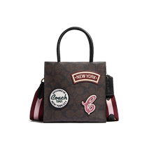 (самозанятые) COACH Gucci Gucci Female small number Totbag Sticker Mark Broadband Handbag singer singer bag