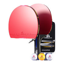 Ping-pong racket Samsung Five Star beginner soldiers ping-pong ball straight beat for children elementary school childrens professional class double beat