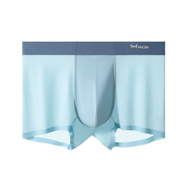 Catman ice silk underwear for boys seamless thin summer boxer briefs for men antibacterial and breathable large size boxer shorts for men