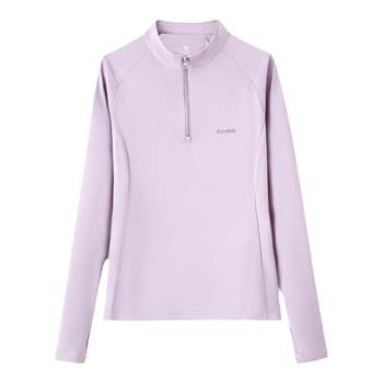 Sun protection long sleeve t-shirt camel quick-drying sports top