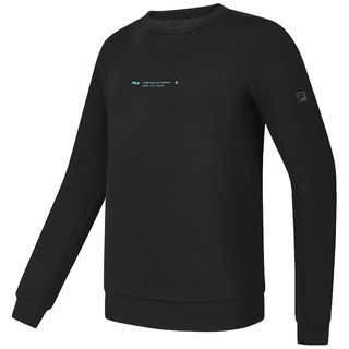 FILA斐乐男子套头卫衣2025冬季新款健身跑步运动训练针织长袖上衣