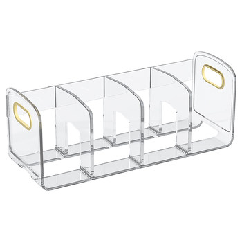 Transparent book storage box thickened book stand