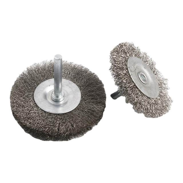 6 wire brush grinding head rust removal grinding polishing tool