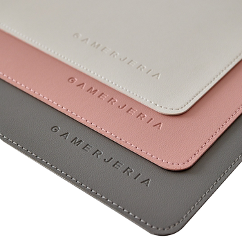 Jieruoya solid color leather high-end mouse table mat Jieruoya solid color leather high-end mouse table mat