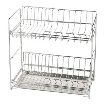 Onlycook high-end 304 bowl dish drain rack double layer
