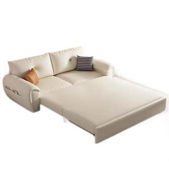 Cicada Youth sofa bed all-in-one dual-purpose ອາພາດເມັນຂະຫນາດນ້ອຍອະເນກປະສົງ foldable single double-end telescopic ສາຍແອວທີ່ມີບ່ອນເກັບມ້ຽນ