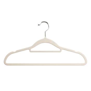 100 flocked clothes hangers for home hangers , ພິເສດສໍາລັບອົງການຈັດຕັ້ງ, ບໍ່ເຄື່ອງຫມາຍ, ບໍ່ເລື່ອນ, ມຸມຕ້ານ shoulders, wardrobe ເຄື່ອງນຸ່ງຫົ່ມແຫ້ງສະຫນັບສະຫນູນ.