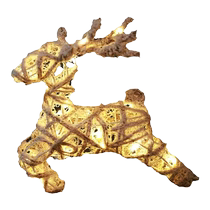 LED luminous iron Christmas deer shopping mall Christmas window scene atmosphere arrangement crafts Christmas decorations